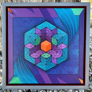 Geometric with Floating Frame by Aaron Tisk