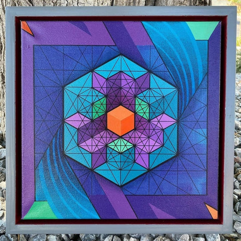 Geometric with Floating Frame by Aaron Tisk