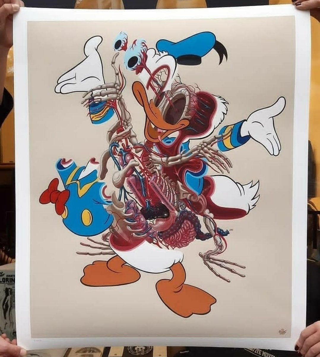 Dissection of Donald Duck by Nychos