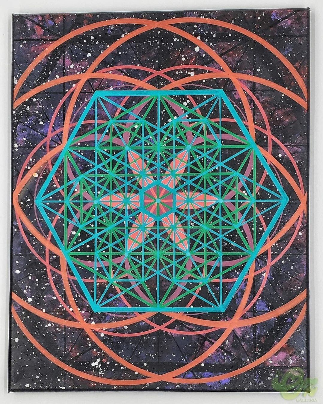 Geometric Original Painting by Aaron Tisk